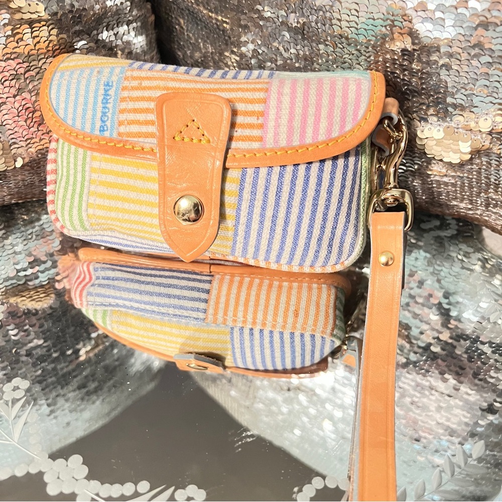 Dooney & Bourke Multicolor Striped Clutch
